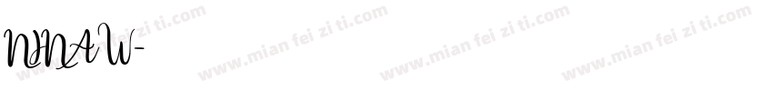 NINA W字体转换